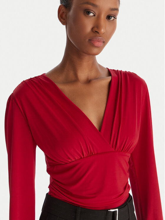 ACCESS FASHION ACCESS FASHION Glaustinukė 54-2018-324 Raudona Slim Fit