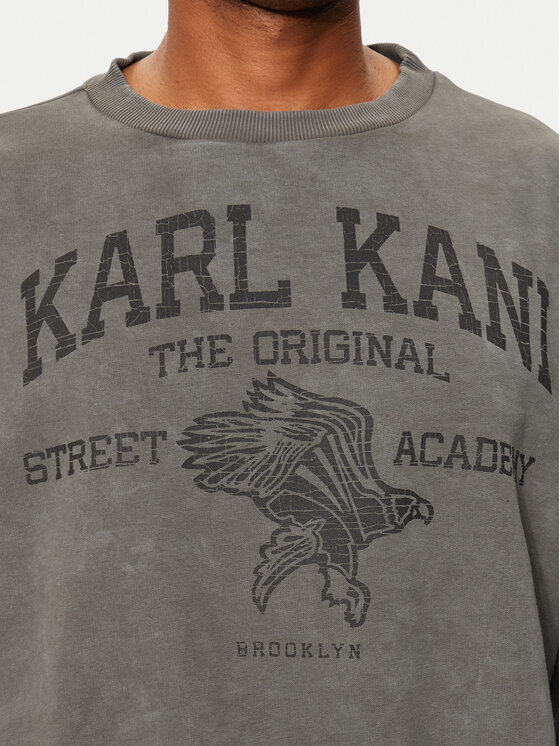 Karl Kani Karl Kani Суитшърт Street Academy 60290006 Сив Regular Fit