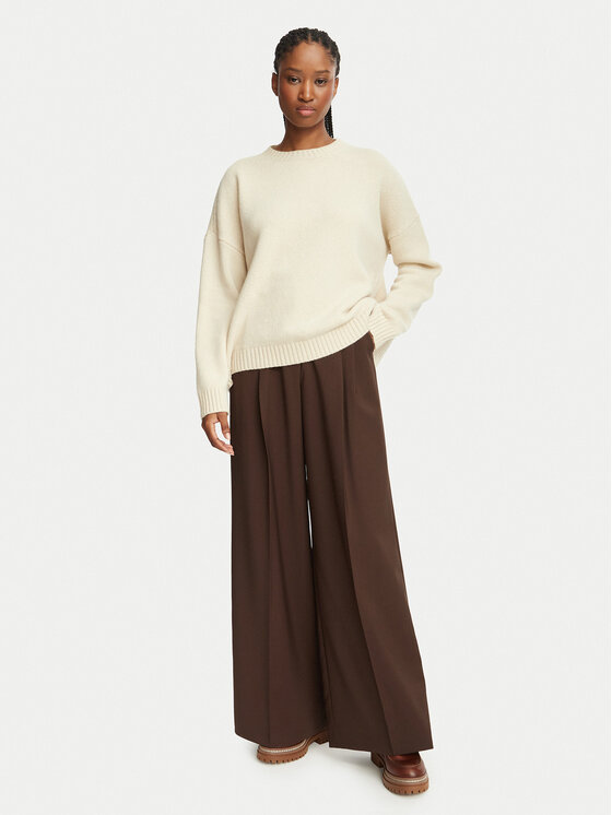 Weekend Max Mara Weekend Max Mara Sweter Sibari 2625366212 Kremowy Regular Fit