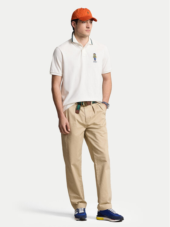 Polo Ralph Lauren Polo Ralph Lauren Polo 710867574004 Biały Classic Fit