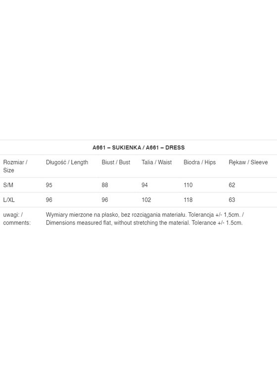 Awama Awama Sukienka codzienna A661 Czarny Basic Fit