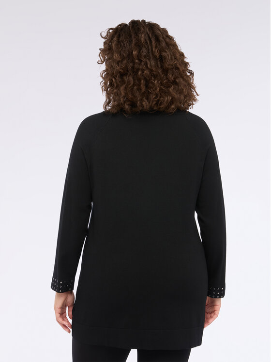 Fiorella Rubino Fiorella Rubino Sweter M718L008099N033 Czarny Regular Fit