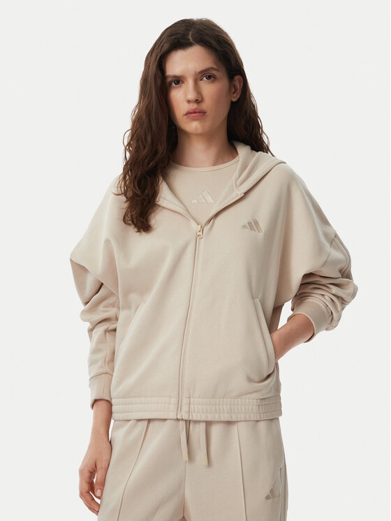 adidas adidas Анцуг Energize Tracksuit KB8172 Кремав Regular Fit