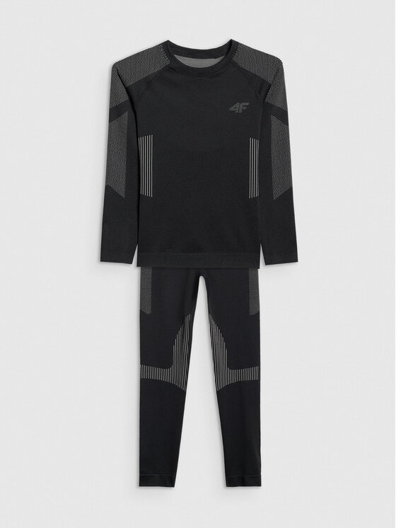 4F 4F Komplet bielizny termoaktywnej SKI UNDERWEAR Czarny