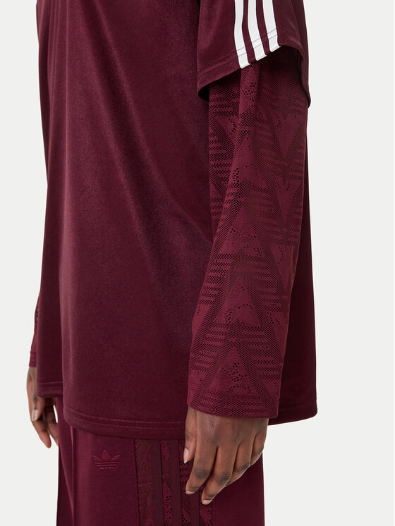adidas adidas Блузка KC6432 Бордовий Oversize