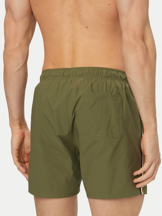 BOSS BOSS Plaukimo šortai Iconic 50491594 Šviesiai žalia Regular Fit