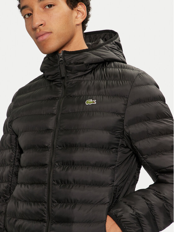 Lacoste Lacoste Μπουφάν μεταβατικό BH2909 Μαύρο Regular Fit