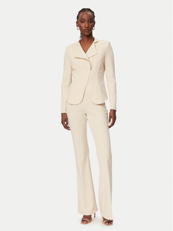 Rinascimento Rinascimento Suknjič CFC0127901003 Bež Slim Fit