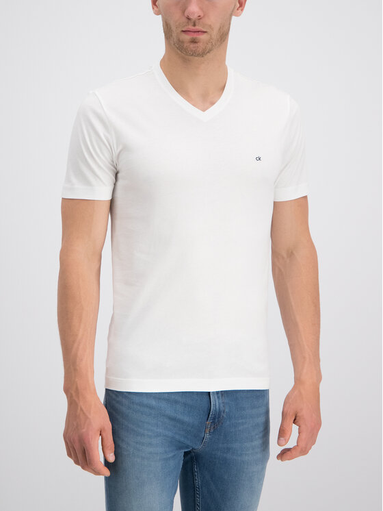Calvin Klein Calvin Klein T-Shirt K10K103672 Biały Regular Fit
