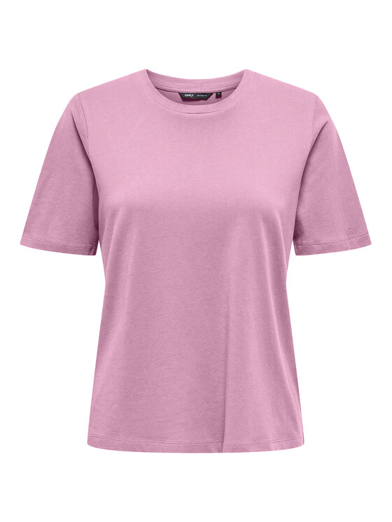 ONLY ONLY Тишърт 15270390 Розов Regular Fit