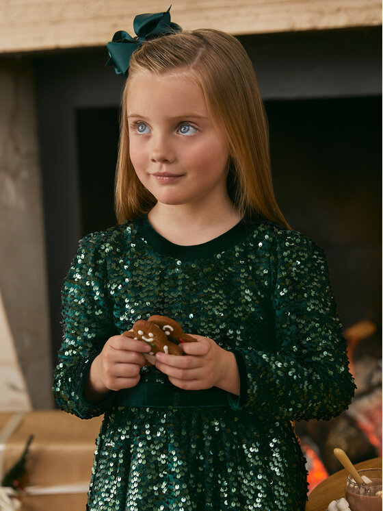 Abel & Lula Abel & Lula Elegáns ruha 5528 Zöld Regular Fit