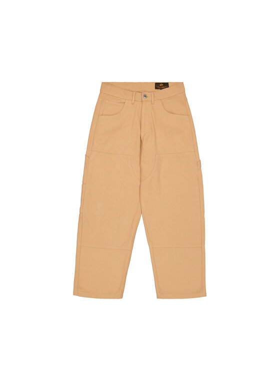 Alpha Industries Alpha Industries Spodnie cargo Carpenter Pant Żółty Relaxed Fit