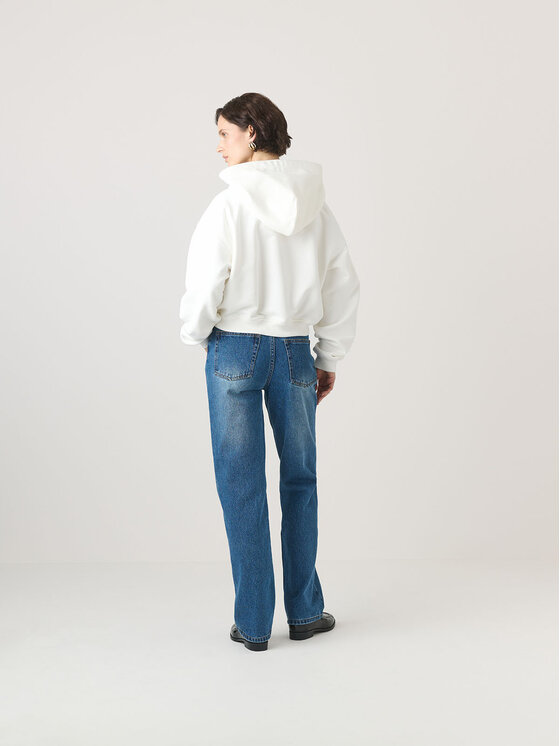 La Mania La Mania Felpa TAYLA Bianco Classic Fit