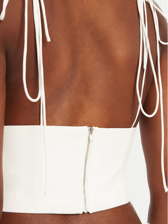 Bardot Bardot Top 59727TB1 Bianco Regular Fit