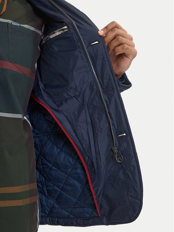 Barbour Barbour Bunda pro přechodné období Quilted MQU0559NY91 Tmavomodrá Regular Fit