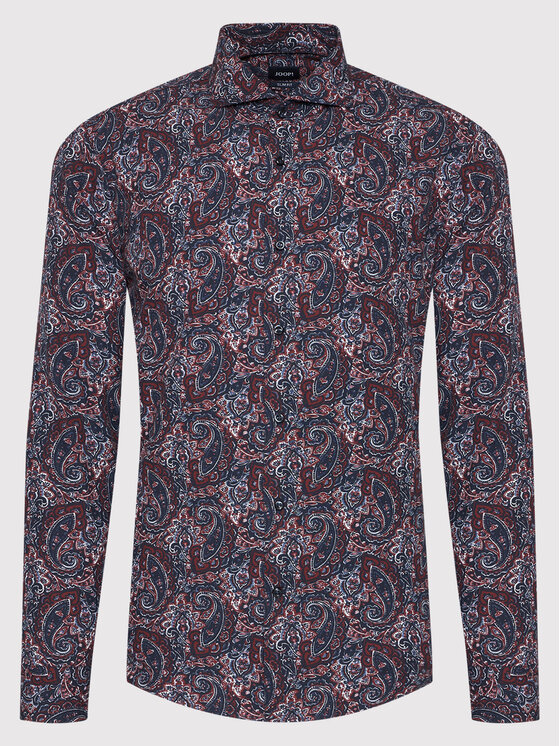 JOOP! JOOP! Košile 17 Jsh-110Pejos-W 30028628 Tmavomodrá Slim Fit