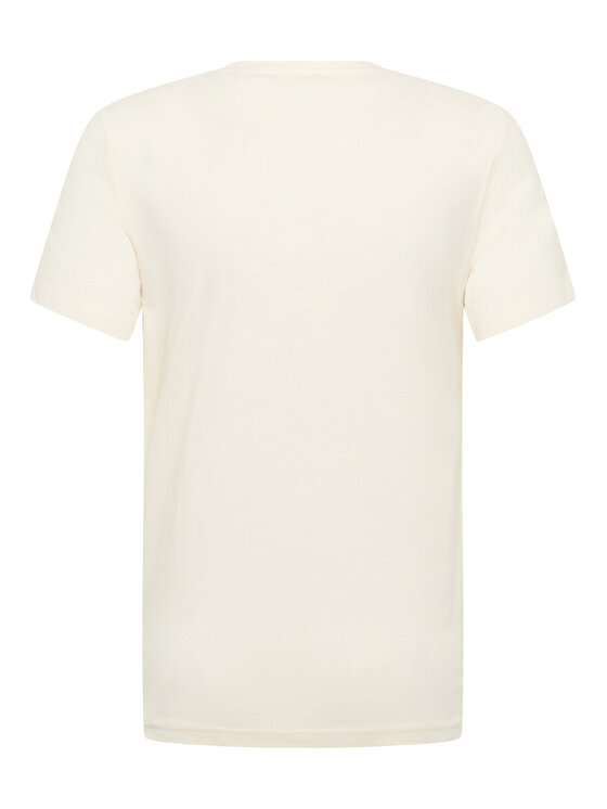 Mustang Mustang T-Shirt Austin 1016483 Μπεζ Regular Fit