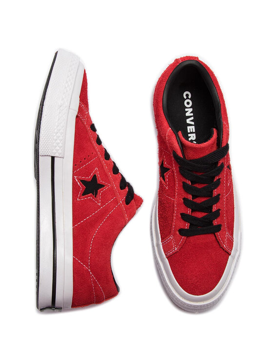 Converse Converse Sneakers aus Stoff One Star Ox 163246C Rot