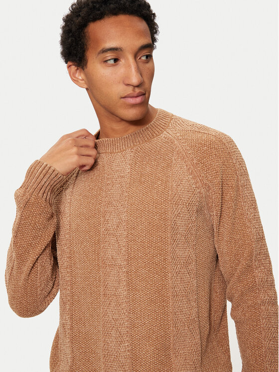 Liu Jo Liu Jo Pulover QF4212 MA29P Rjava Regular Fit