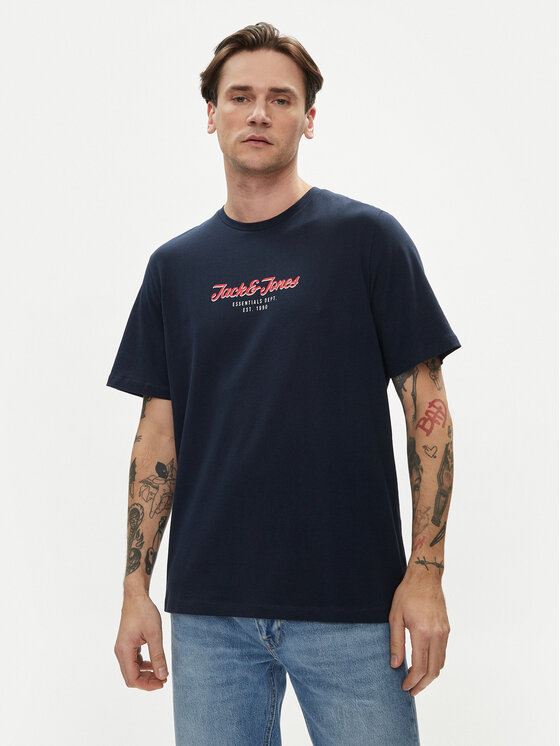 Jack&Jones T-shirt Henry 12248600 Tamnoplava Standard Fit