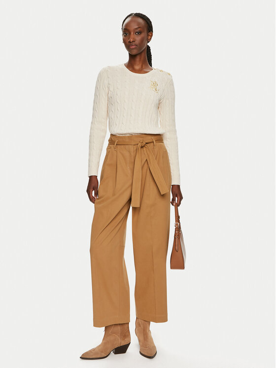 LAUREN RALPH LAUREN Lauren Ralph Lauren Džemper 200932223002 Écru Slim Fit