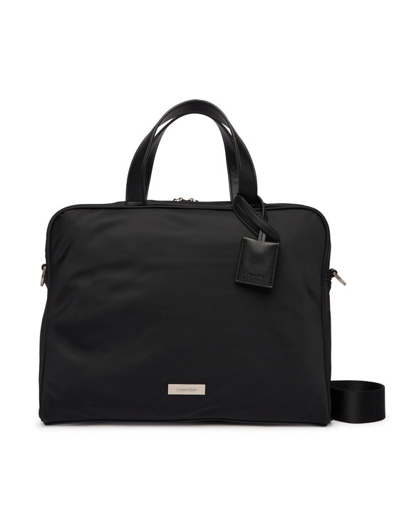Calvin Klein Calvin Klein Geantă pentru laptop Sleek Slim Commuter LV04D3351G Negru