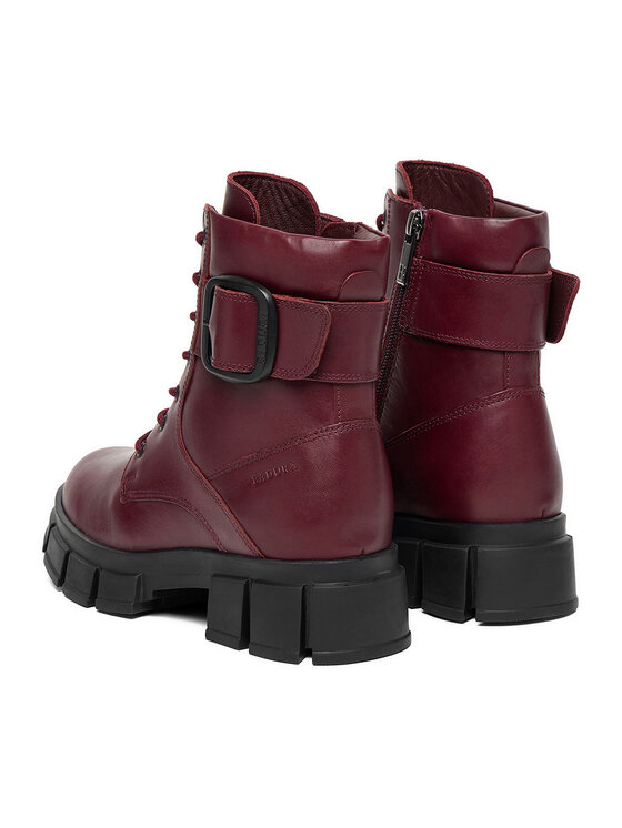 Badura Badura Gležnjarji EO-CI12-9092-08 Bordo rdeča