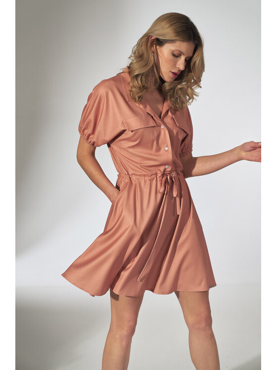 FIGL FIGLFIGL Vestito M739 Arancione Regular Fit