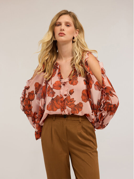 Motivi Motivi Blusa 2799W000744N0R6 Rosa A-Line Fit