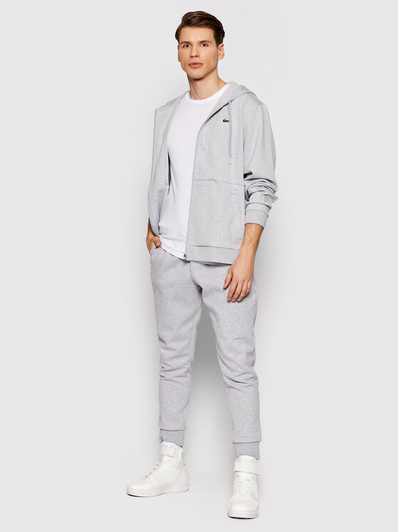Lacoste Lacoste Суитшърт SH9676 Сив Regular Fit