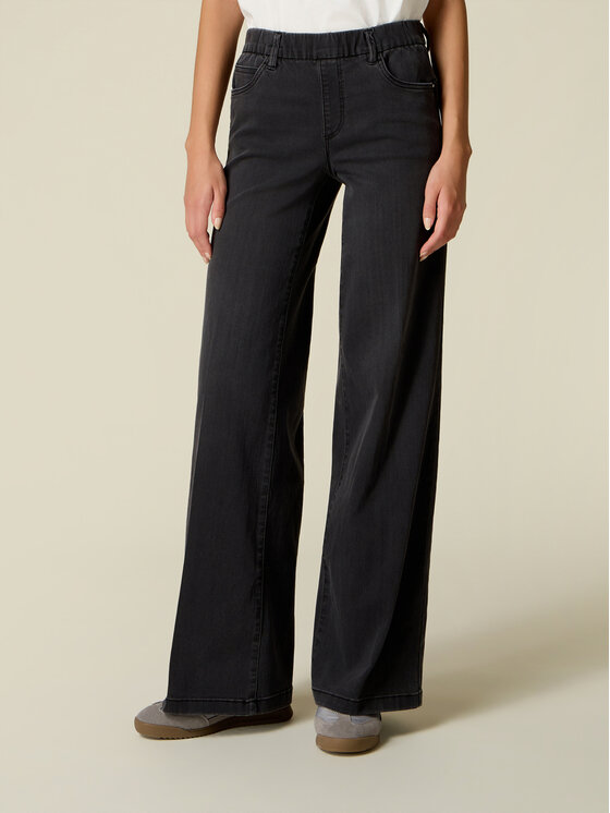 Oltre Oltre Jeans P40JR009546N033 Nero Baggy Fit