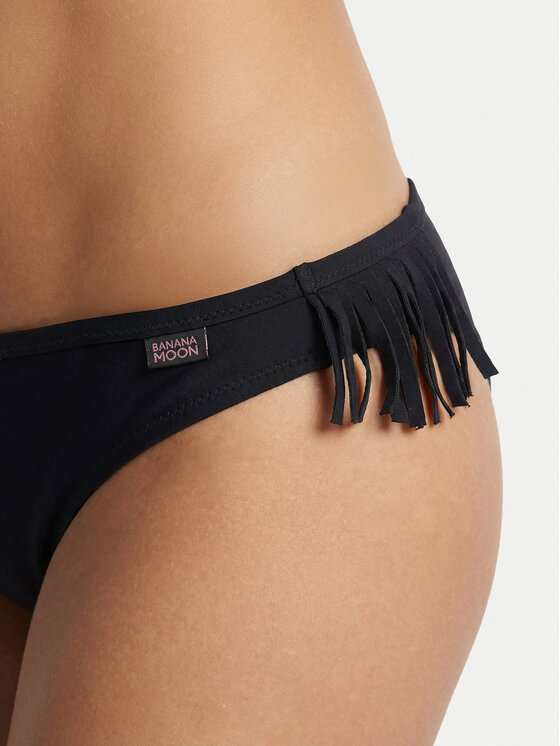 Banana Moon Banana Moon Bikini-Unterteil Vanita Fringes LSE01 Schwarz