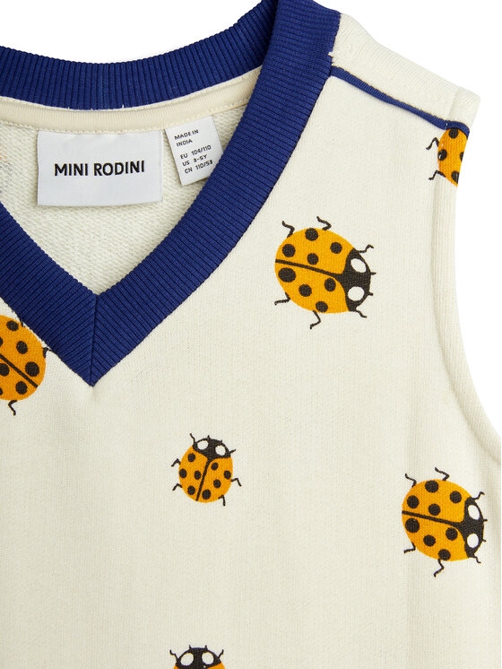 MINI RODINI MINI RODINI Sukienka codzienna 2525010911 Biały Regular Fit