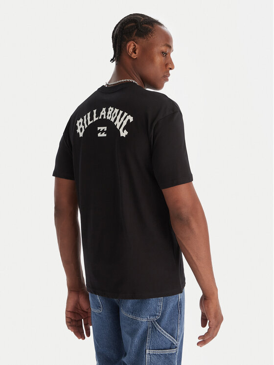 Billabong Billabong T-Shirt Arch Wave SS C1SS65BIP2 Czarny Regular Fit