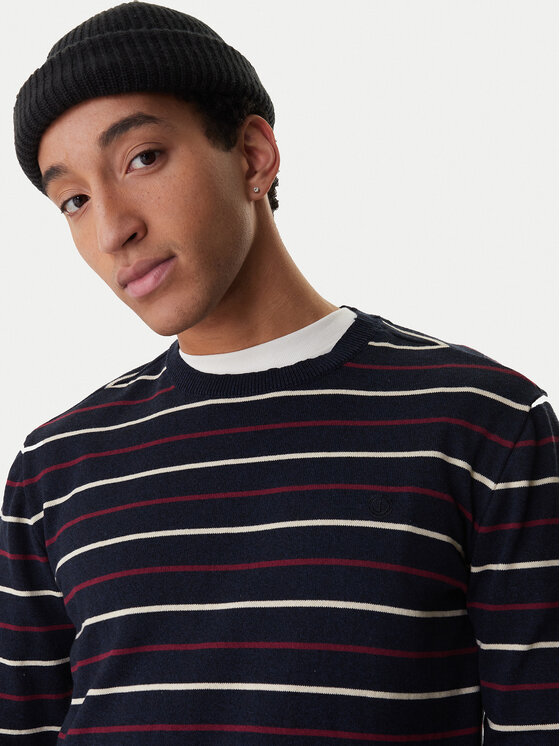 Element Element Sweater Icon Embroidery ELYSW00115 Sötétkék Regular Fit