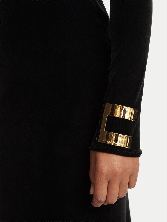 Elisabetta Franchi Elisabetta Franchi Официална рокля AB-R29-67E2-V690 Черен Slim Fit