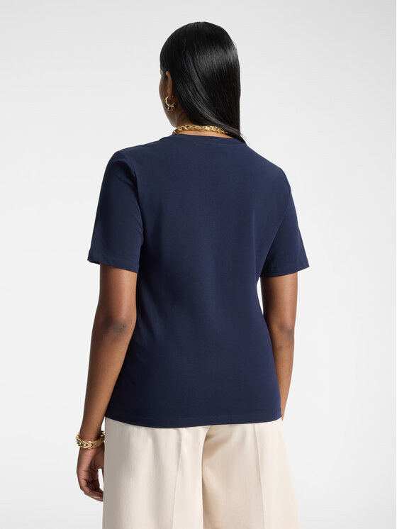 Elena Mirò Elena Mirò T-Shirt G341Z100563N034 Niebieski Regular Fit