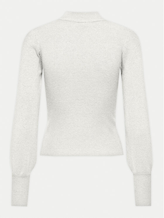 ONLY ONLY Krekls ar augstu apkakli 15331999 Balts Regular Fit