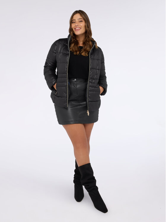 Fiorella Rubino Fiorella Rubino Kurtka puchowa F444T001345N033 Czarny Regular Fit