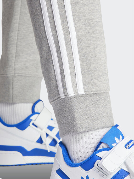 adidas adidas Spodnie dresowe adicolor 3-Stripes IM9318 Szary Slim Fit