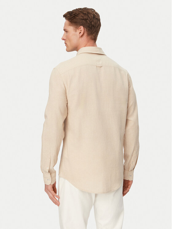 Tommy Jeans Tommy Jeans Hemd DM0DM22761 Hellbeige Regular Fit