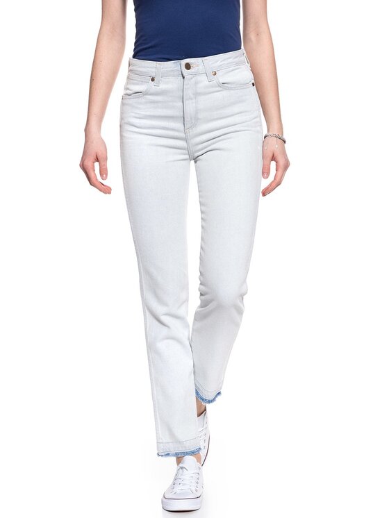 Wrangler Wrangler Jeansy RETRO SLIM Biały Skinny Fit