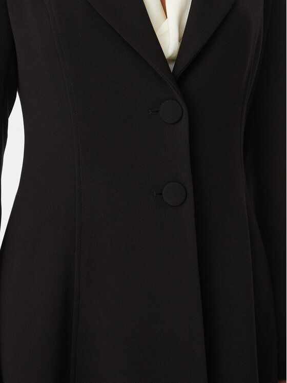 Rinascimento Rinascimento Prechodný kabát CFC0127999003 Čierna Slim Fit
