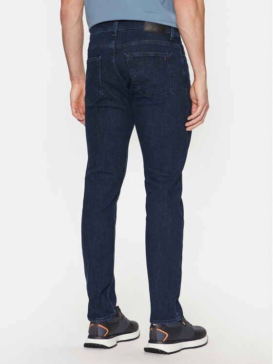 BOSS BOSS Jeans hlače 50532515 Mornarsko modra Slim Fit