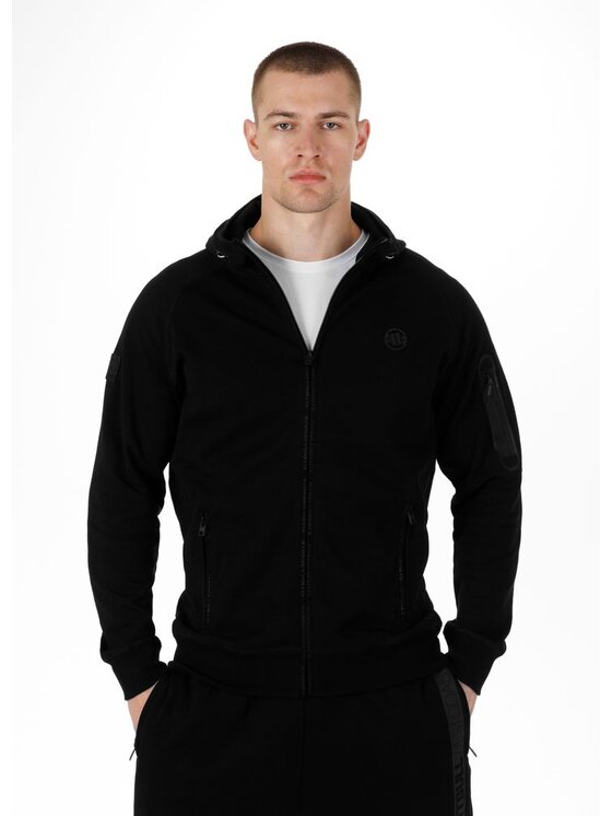 PITBULL PITBULL Bluza Beachfront Czarny Regular Fit