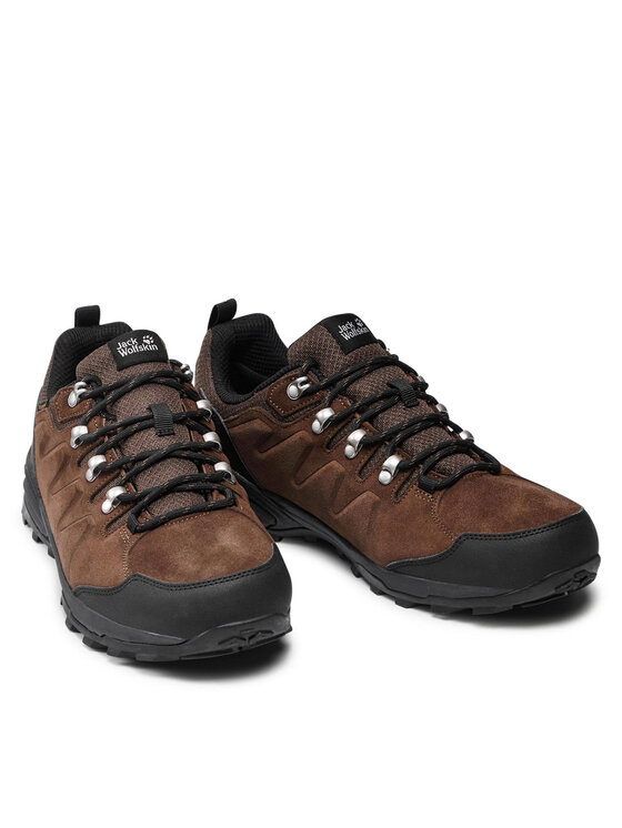 Jack Wolfskin Jack Wolfskin Trekking čevlji Refugio Texapore Low M 4049851 Rjava