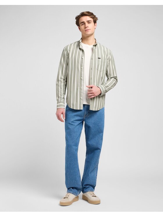 Lee Lee Koszula BUTTON DOWN Kolorowy Regular Fit