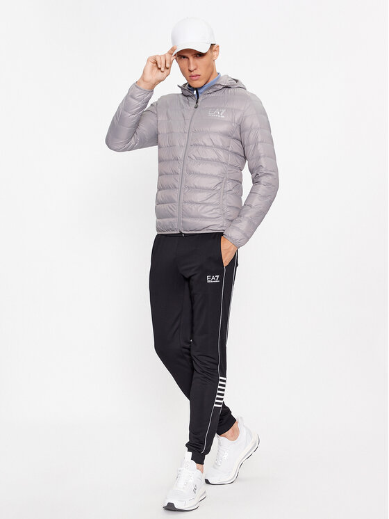 EA7 Emporio Armani EA7 Emporio Armani Daunenjacke 8NPB02 PN29Z 1920 Grau Regular Fit