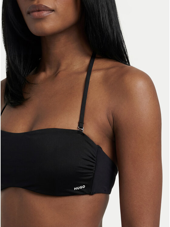 HUGO HUGO Vrchný diel bikín Pure Bandeau 50555649 Čierna