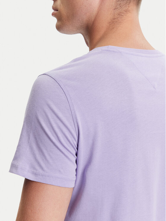 Tommy Jeans Tommy Jeans Тишърт DM0DM04411 Виолетов Slim Fit